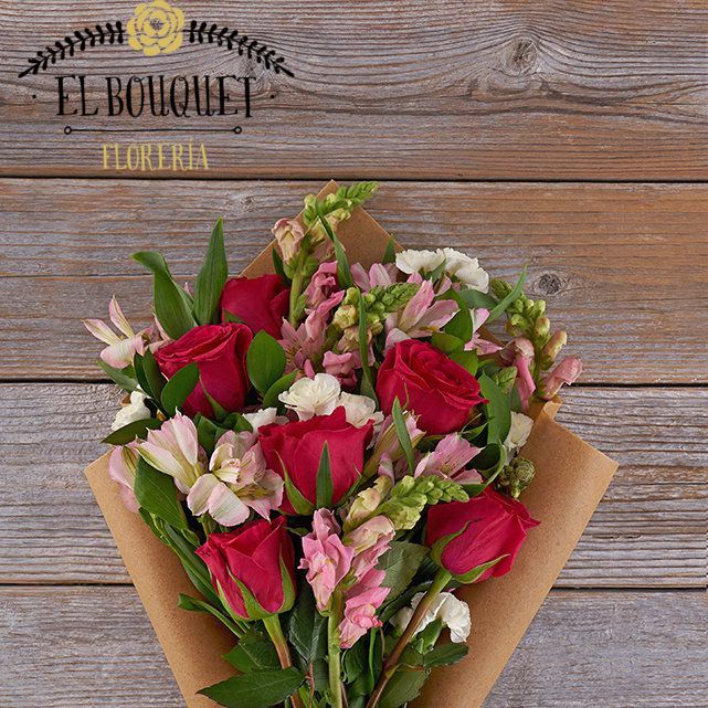 Bouquet con rosas y astromelias | Florería de Tijuana, envía flores y  regalos a Tijuana
